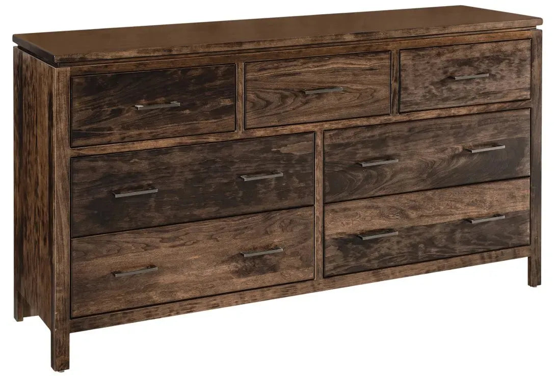 Dresser Rug Maverick 7 Drawer Dresser - Rug & Home- Natural CN / Oil Rubbed Pewter - P