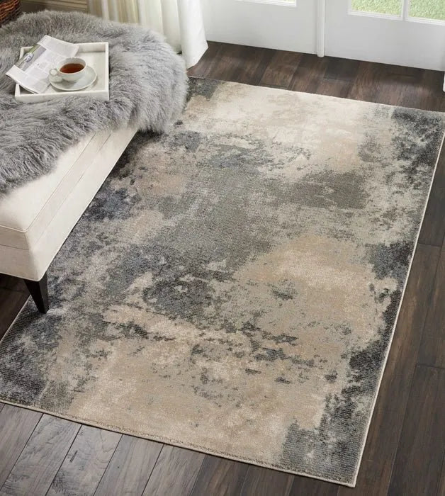 Maxell MAE13 Ivory/Grey Rug - Rug & Home