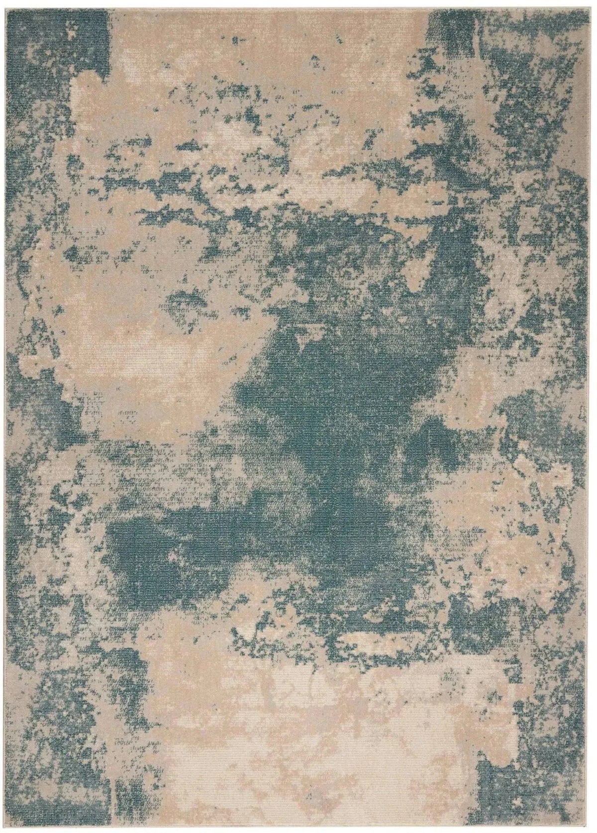 Maxell MAE13 Ivory/Teal Rug
