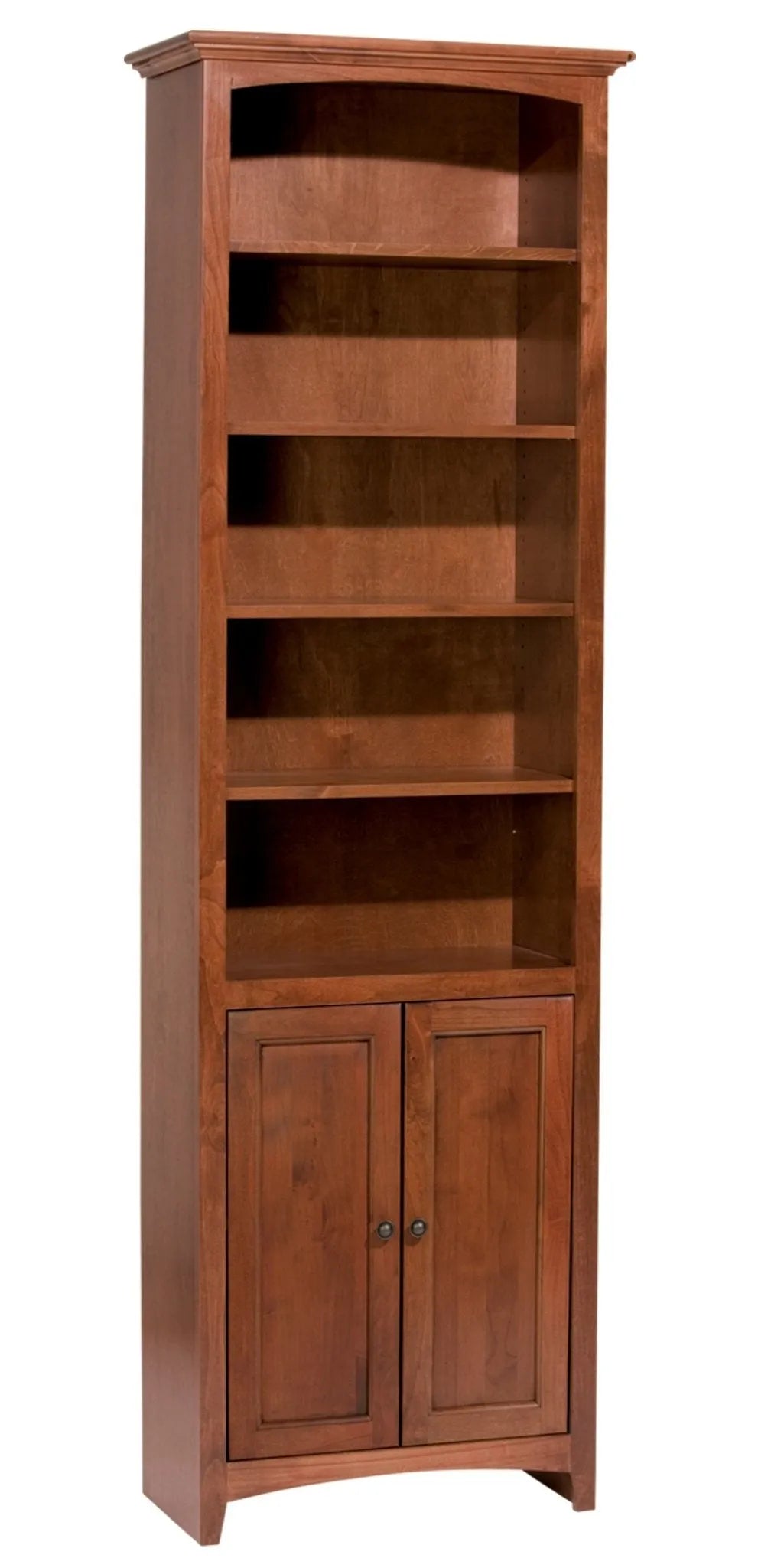 McKenzie Custom 24"W Alder Bookcases - Rug & Home