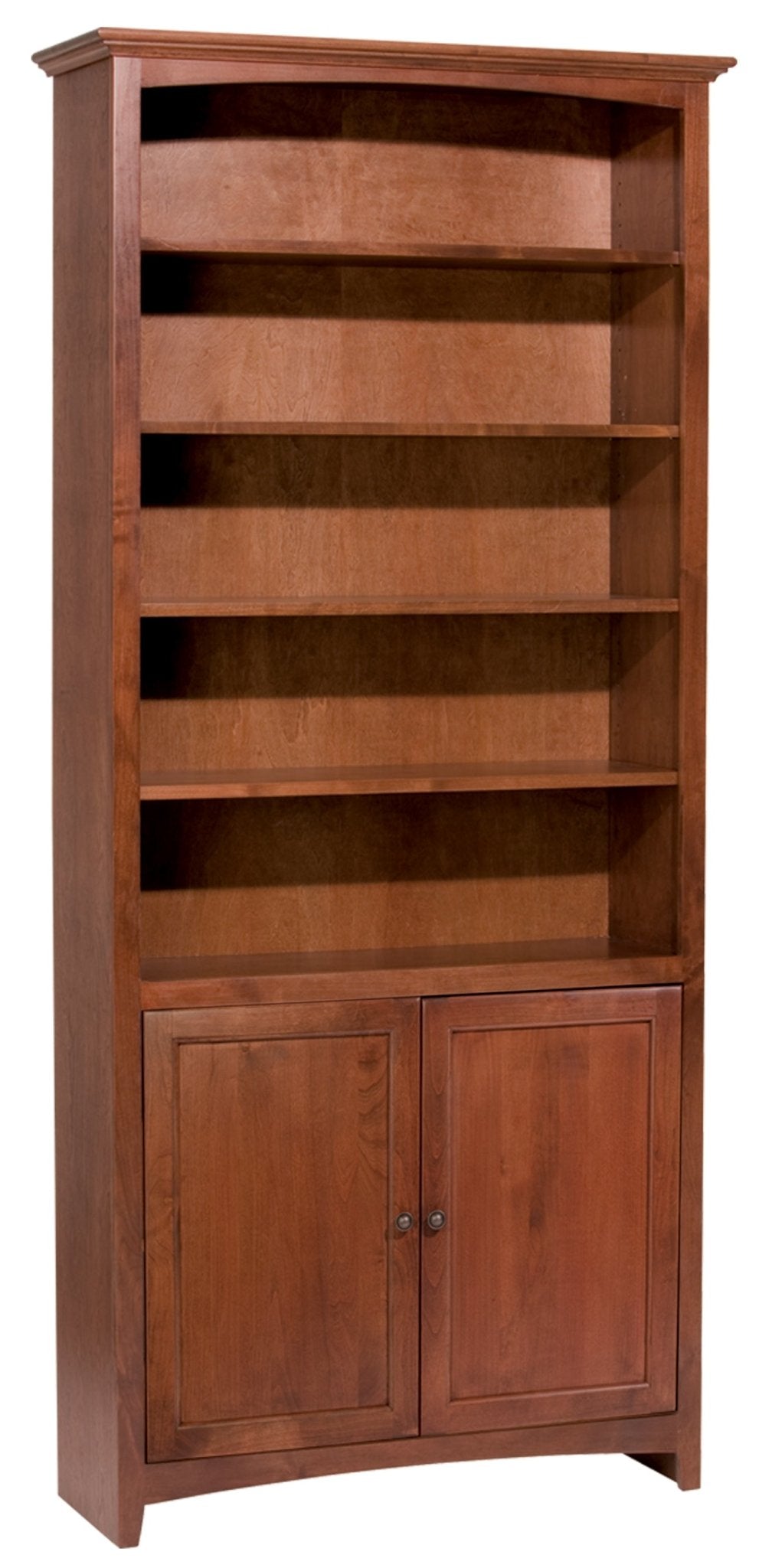 McKenzie Custom 36"W Alder Bookcase - Rug & Home