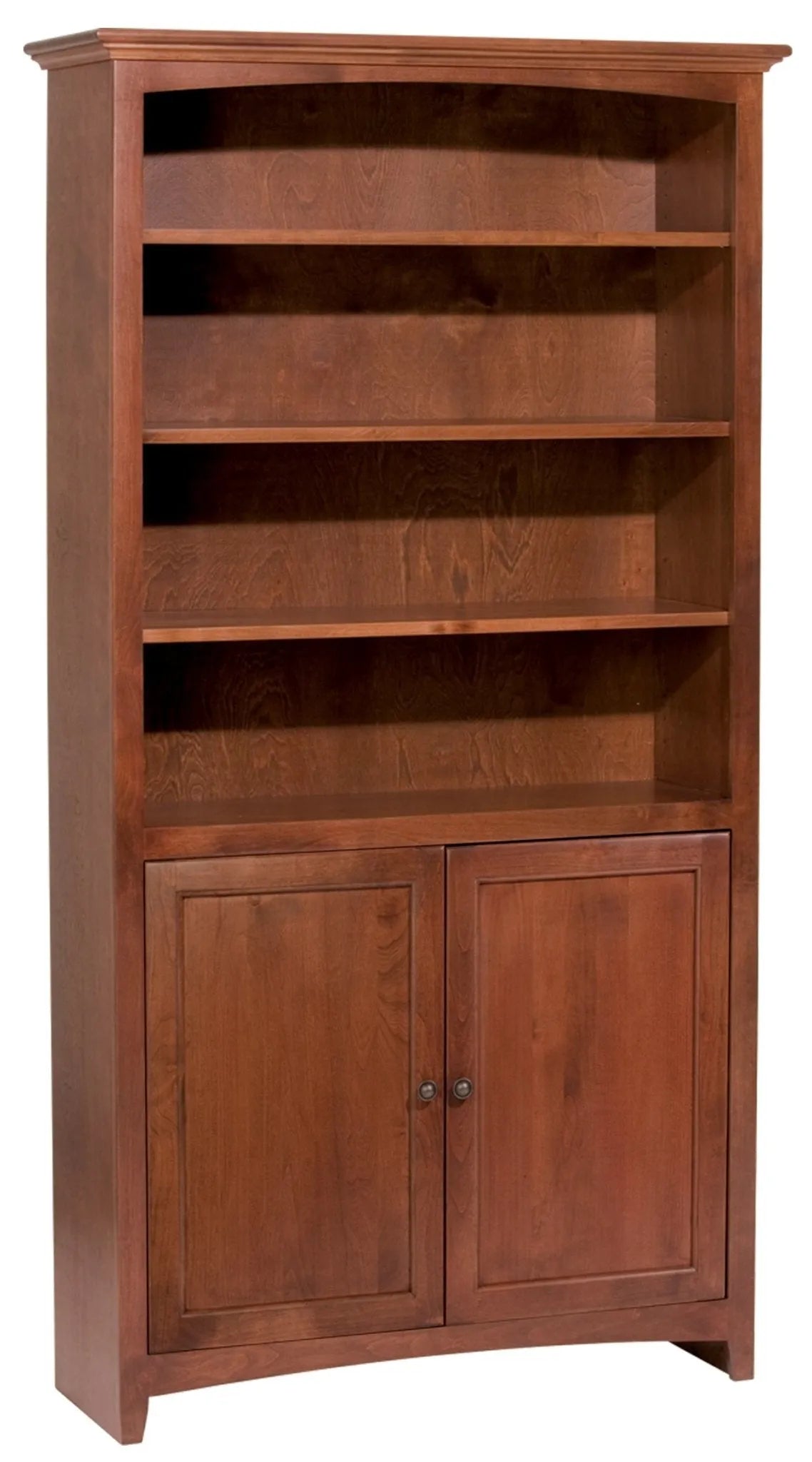 McKenzie Custom 36"W Alder Bookcase - Rug & Home