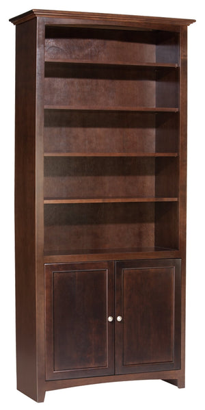 McKenzie Custom 36"W Alder Bookcase - Rug & Home