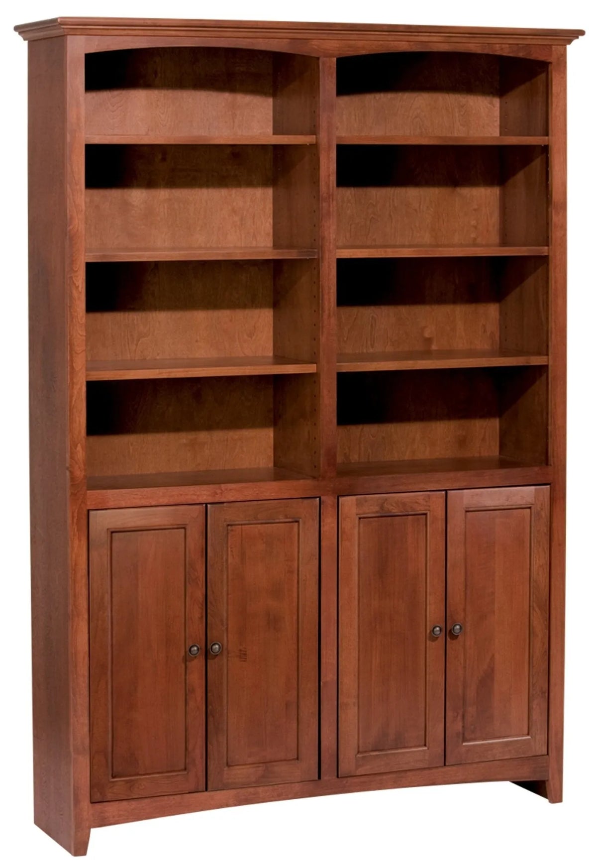 McKenzie Custom 48"W Alder Bookcase - Rug & Home