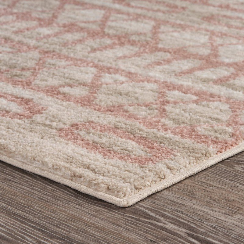 Meadow 81545SLY Salmon/Ivory Rug - Rug & Home