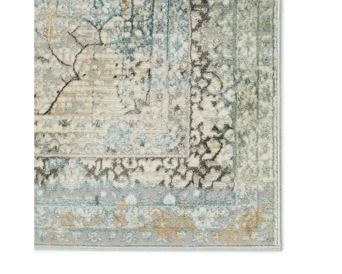 Melo MEL04 Green/Light Grey Rug