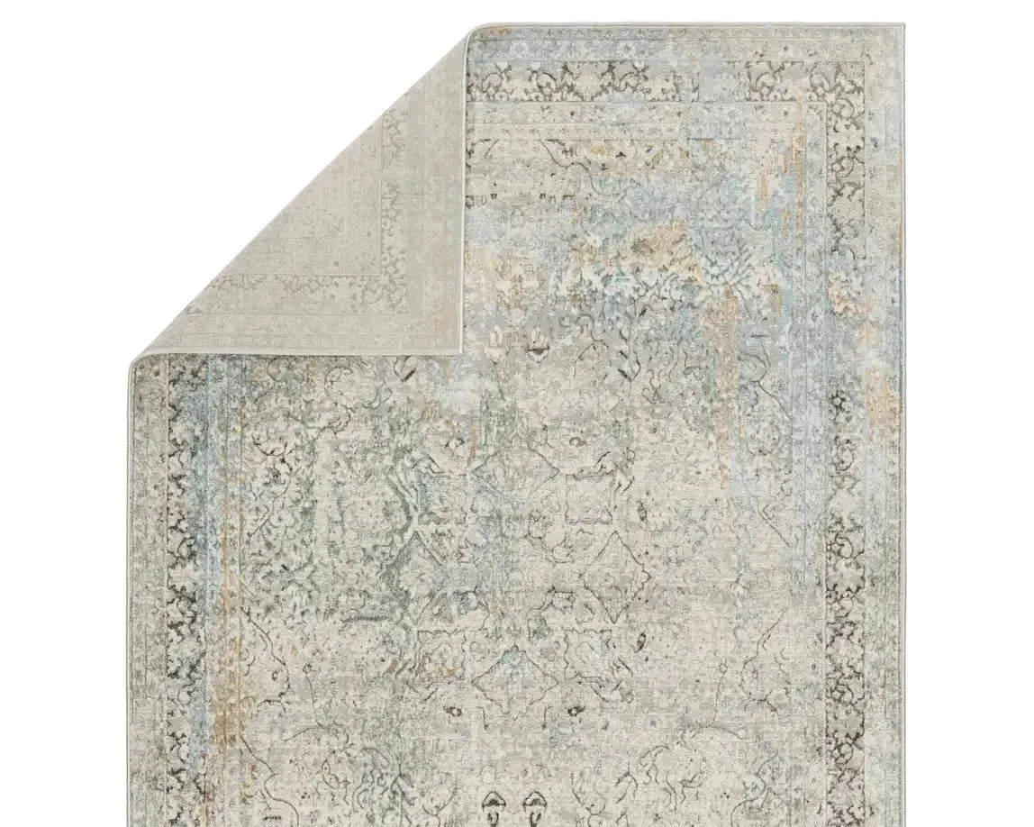 Melo MEL04 Green/Light Grey Rug