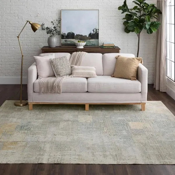 Memento R1158 147 Nostalgic Blue Rug