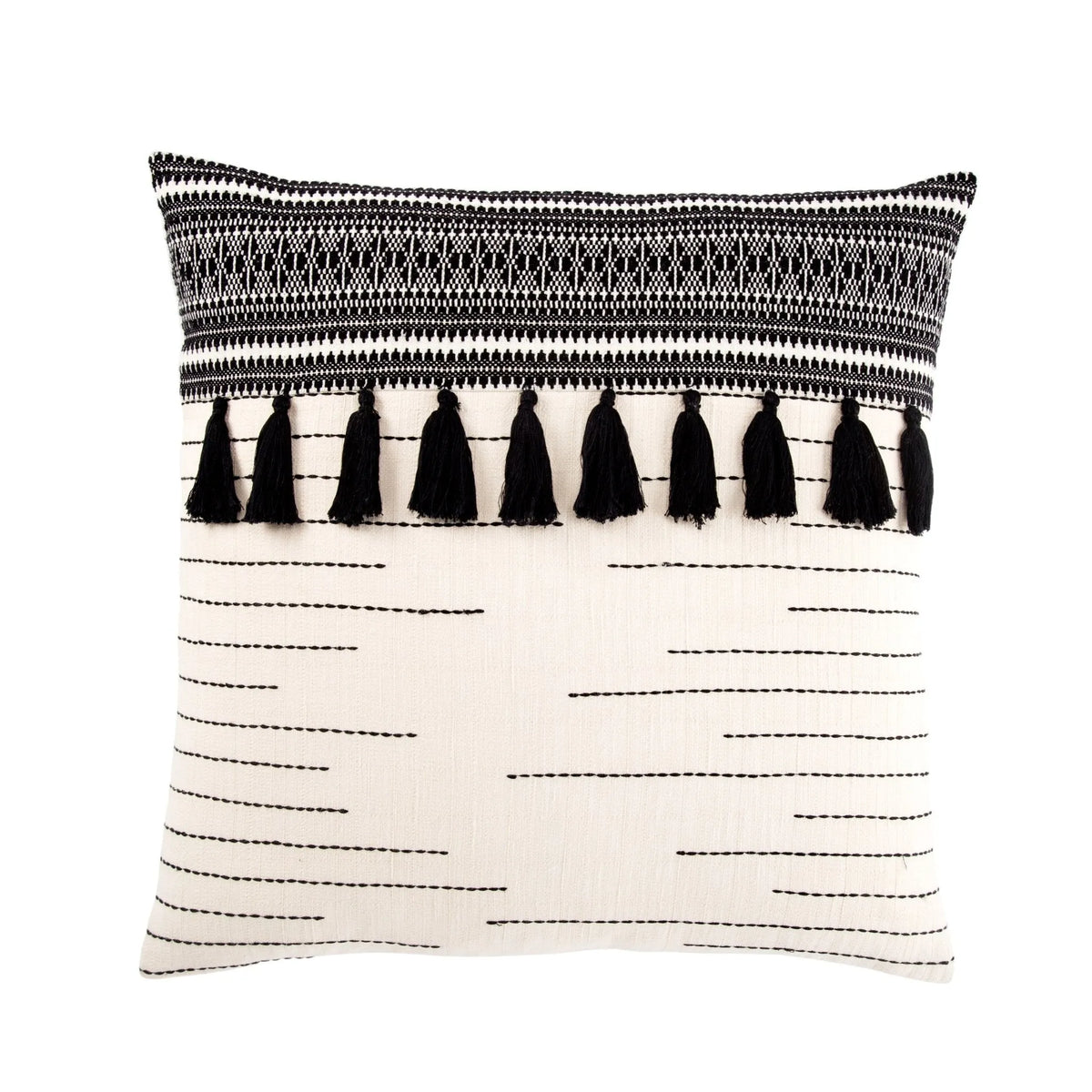 Mercado Mco04 Palace Black/Ivory Pillow - Rug & Home