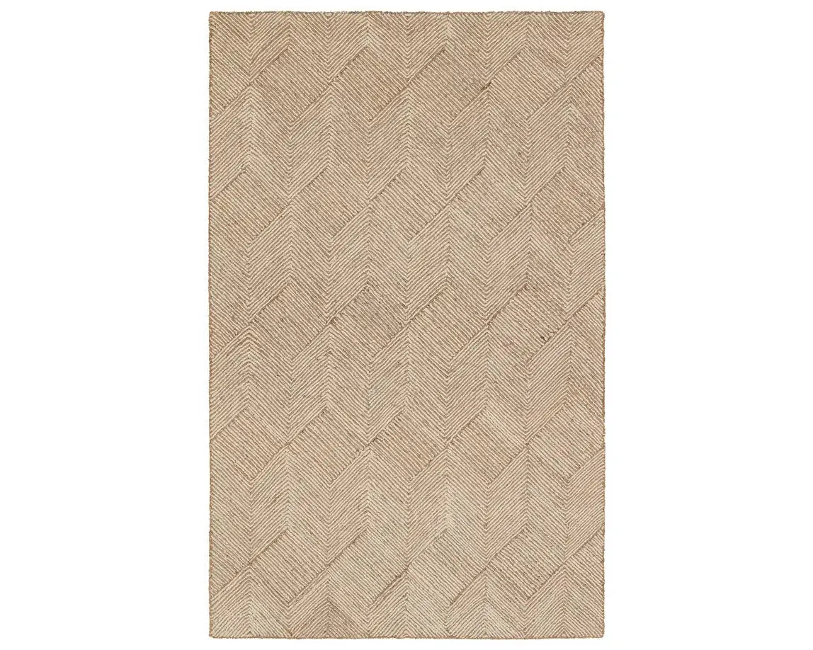 Mercia MRC02 Tan/Ivory Rug - Rug & Home