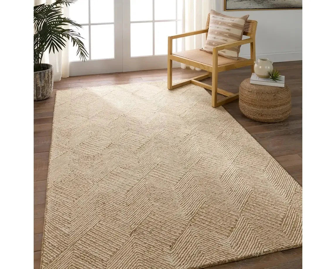 Mercia MRC02 Tan/Ivory Rug - Rug & Home