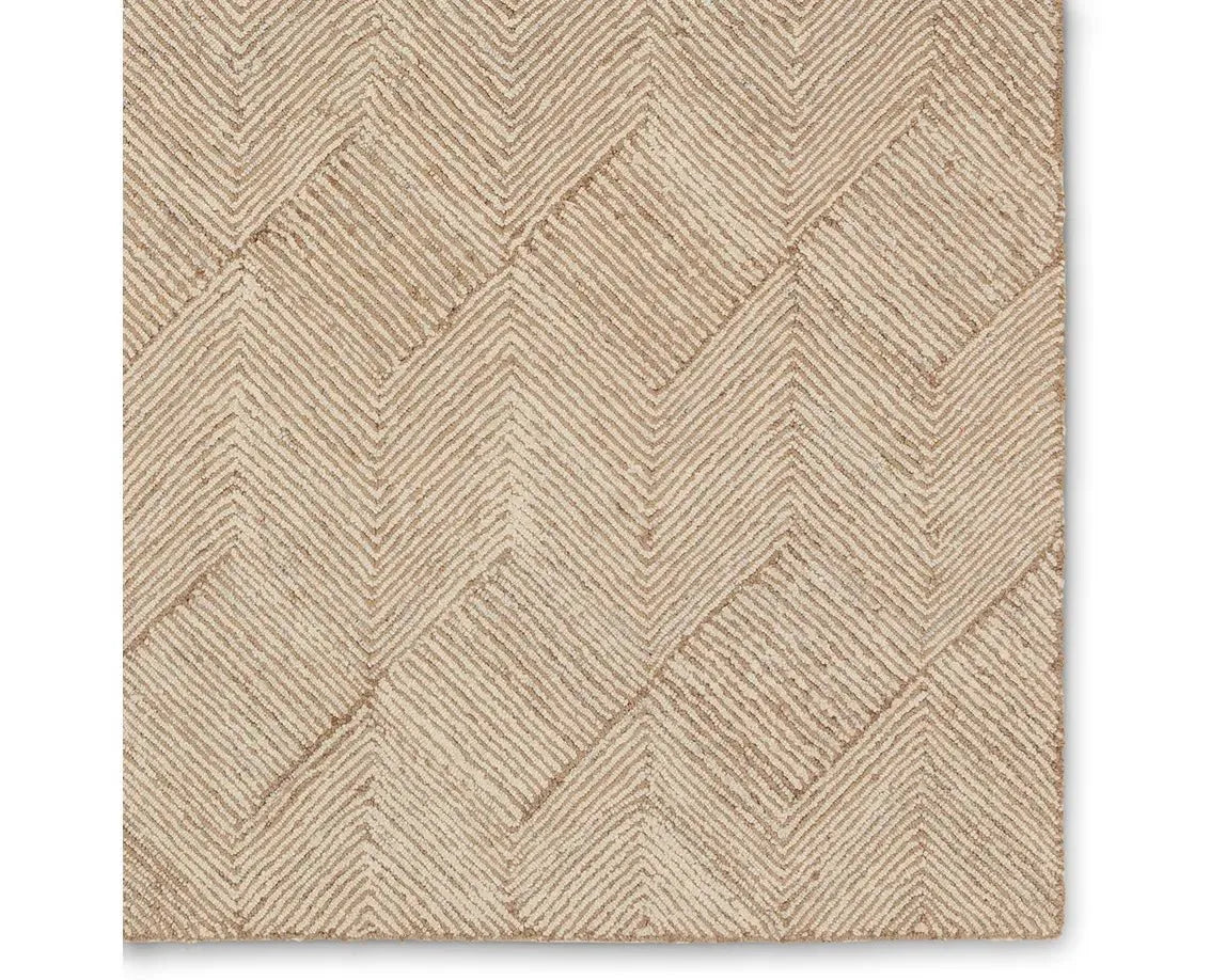 Mercia MRC02 Tan/Ivory Rug - Rug & Home