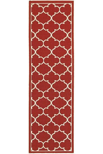 Meridian 1295R Red/ Ivory Rug - Rug & Home