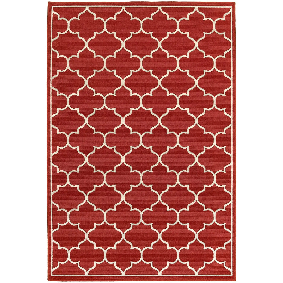 Meridian 1295r Red/ Ivory Rug - Rug & Home