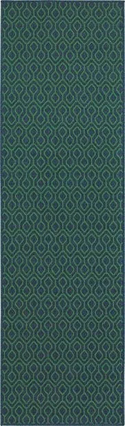 Meridian 1634Q Navy/ Green Rug - Rug & Home