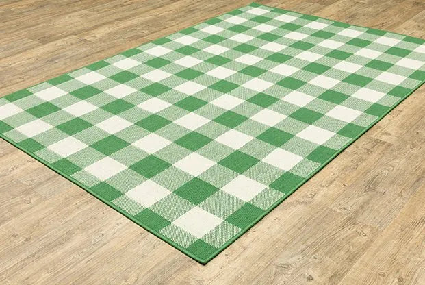 Meridian 2598G Green/Ivory Rug - Rug & Home