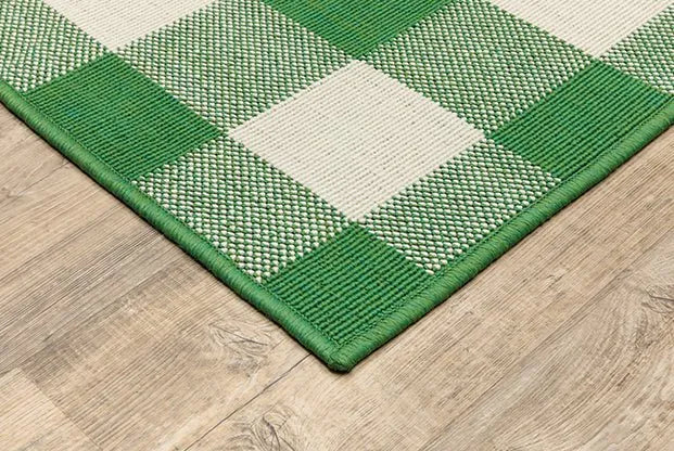 Meridian 2598G Green/Ivory Rug - Rug & Home