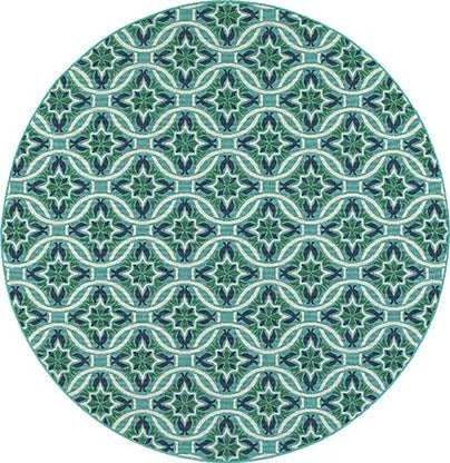 Meridian 5868L Blue/ Green Rug - Rug & Home