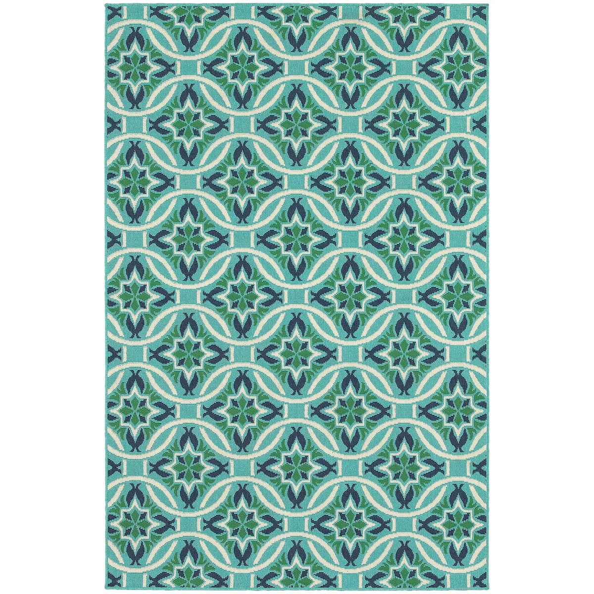 Meridian 5868l Blue/ Green Rug - Rug & Home