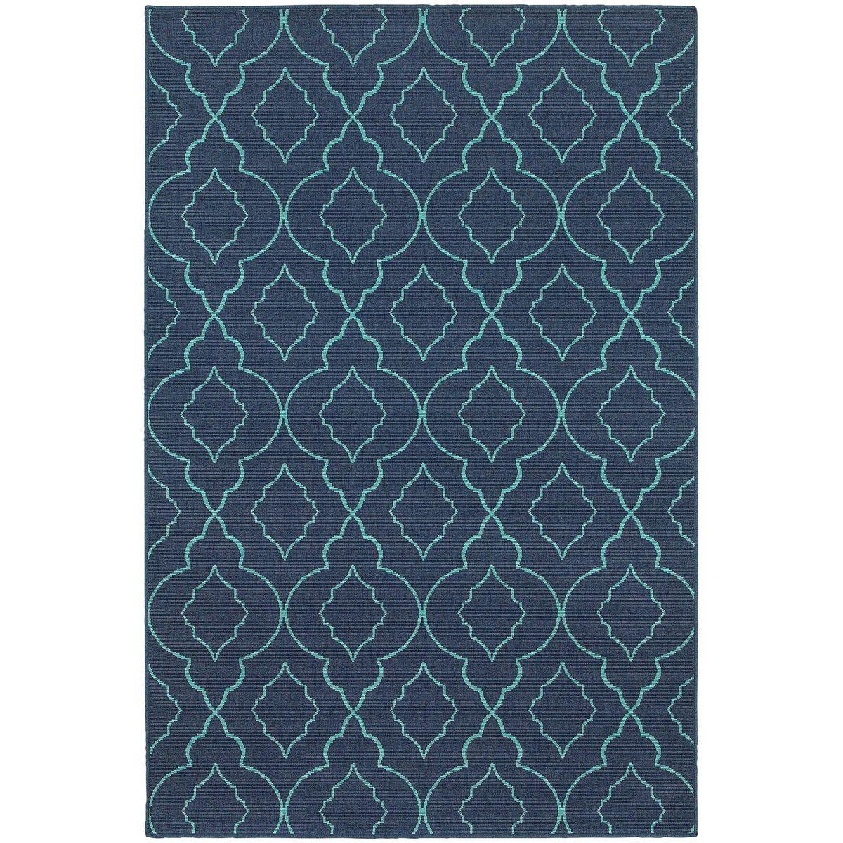 Meridian 7541b Navy/ Blue Rug - Rug & Home