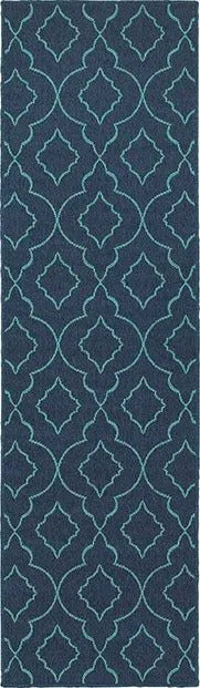 Meridian 7541B Navy/ Blue Rug - Rug & Home