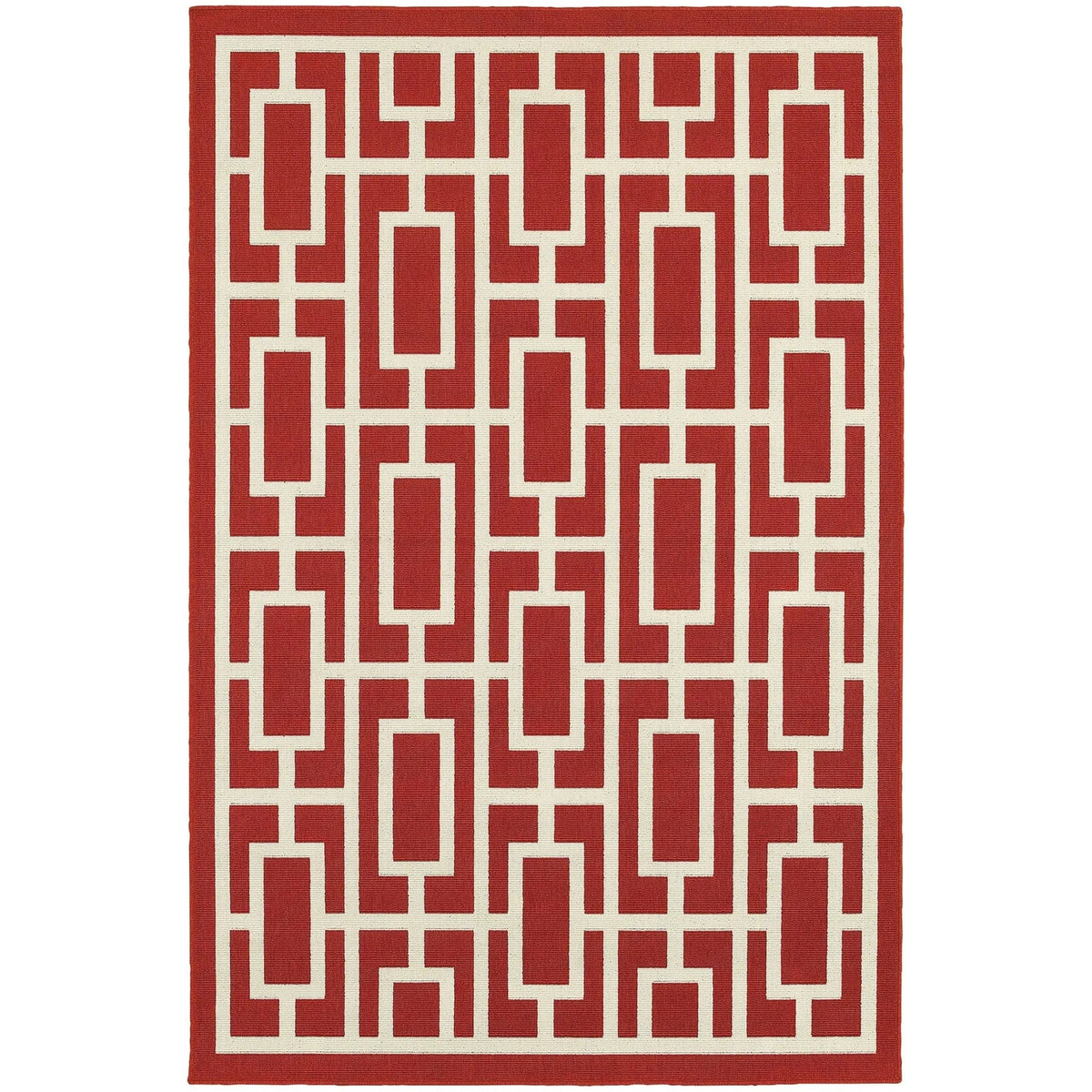 Meridian 9754r Red/ Ivory Rug - Rug & Home