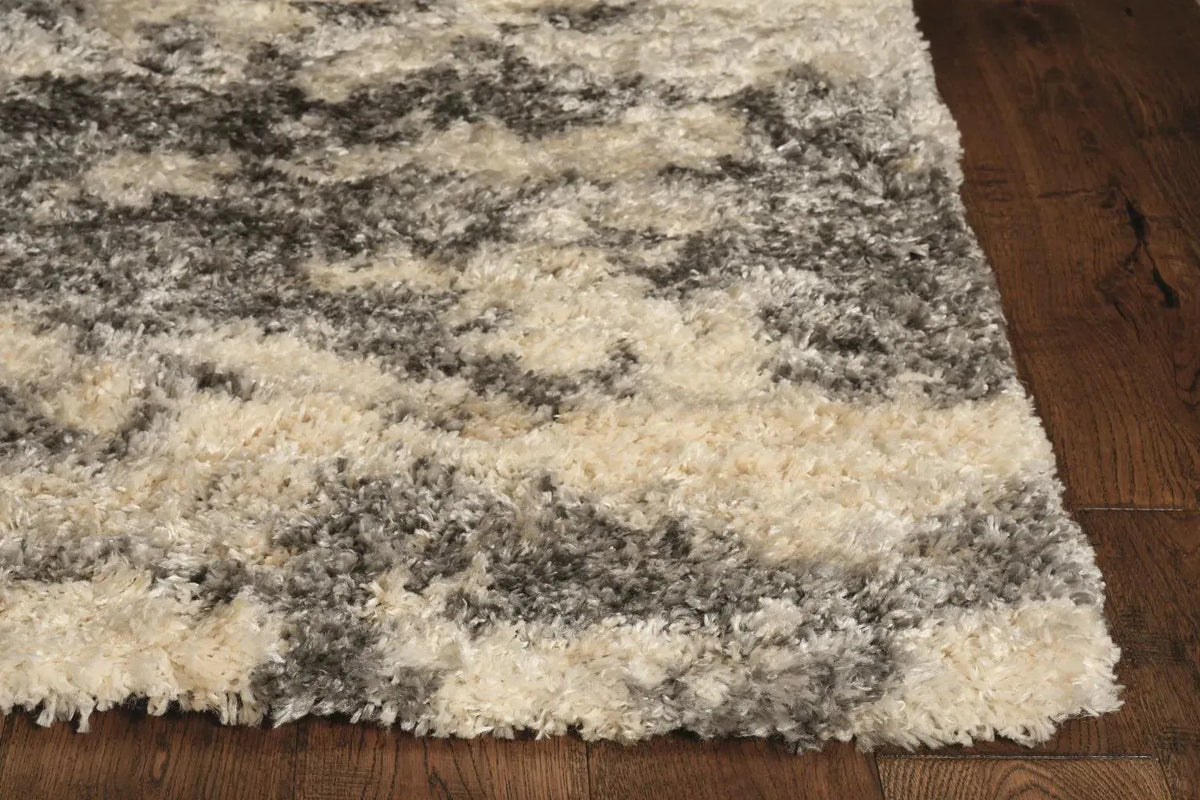 Merino 6713 Ivory/Grey Silhouette Rug