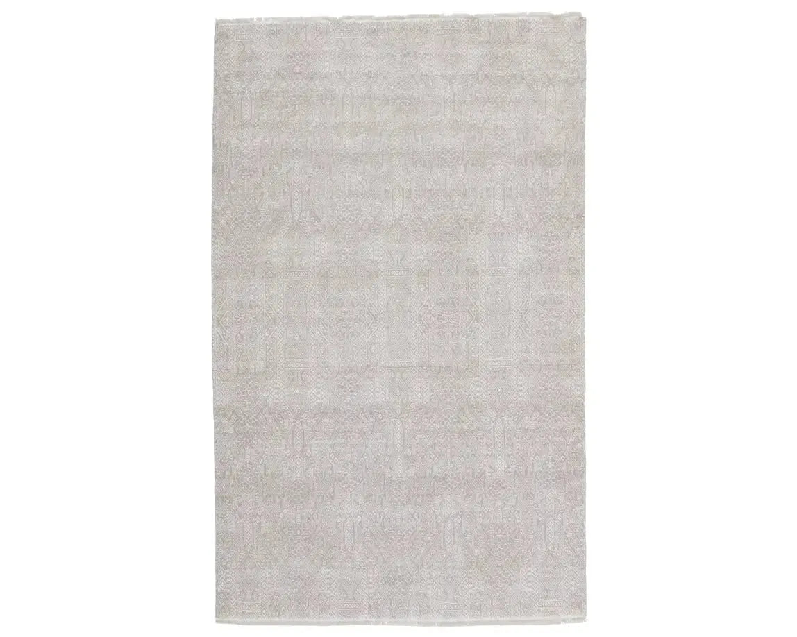 Merritt MER05 Light Grey/Ivory Rug - Rug & Home