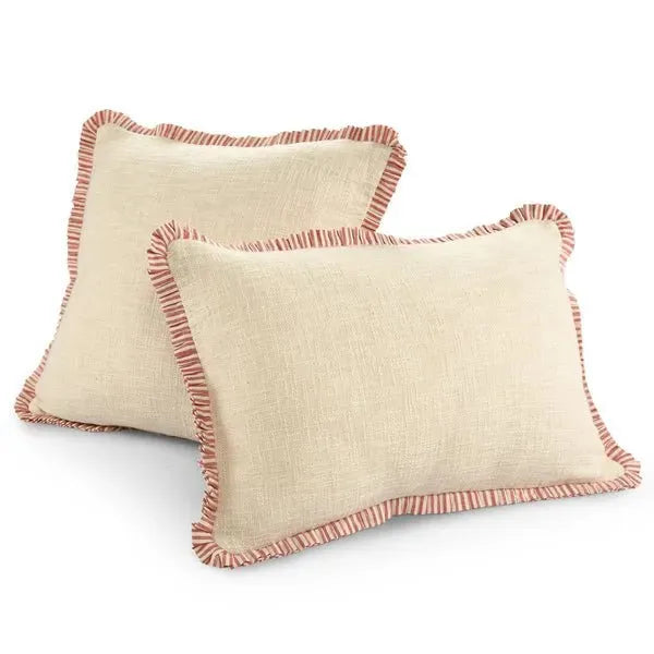 Merry 07935REI Red/Ivory Pillow