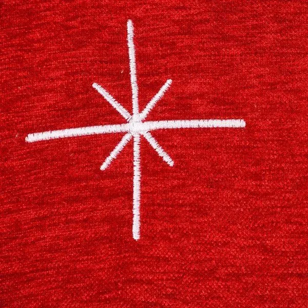 Merry 07936REI Red/Ivory Pillow