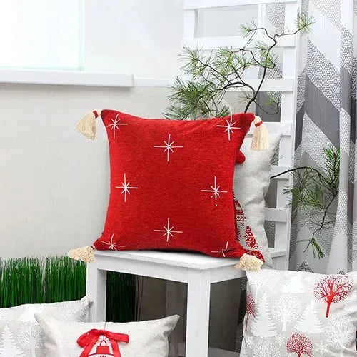 Merry 07936REI Red/Ivory Pillow