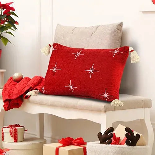 Merry 07936REI Red/Ivory Pillow