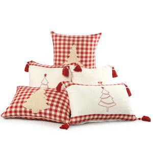 Merry 07938REI Red/Ivory Pillow - Rug & Home