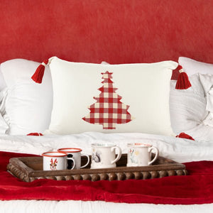 Merry 07938REI Red/Ivory Pillow - Rug & Home
