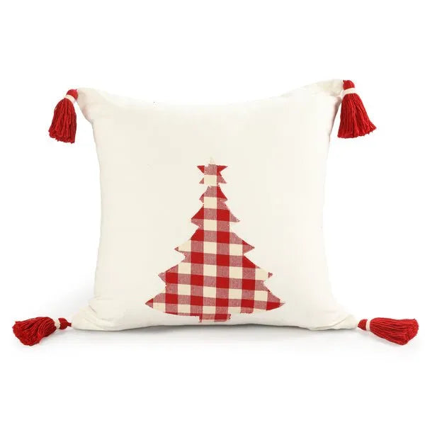 Merry 07938REI Red/Ivory Pillow - Rug & Home