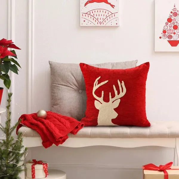 Merry 07939REI Red/Ivory Pillow