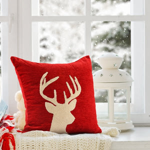 Merry 07939REI Red/Ivory Pillow - Rug & Home