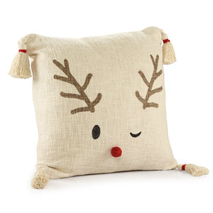 Merry 07945IVD Ivory/Red Pillow - Rug & Home