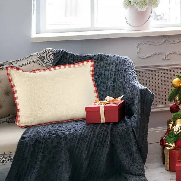 Merry 07946REI Red/Ivory Pillow