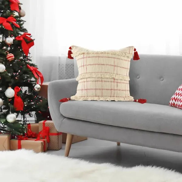 Merry 07947REI Red/Ivory Pillow