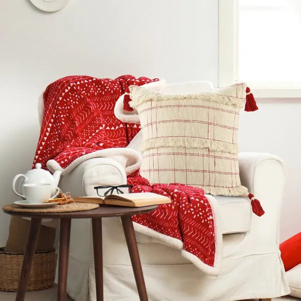 Merry 07947REI Red/Ivory Pillow