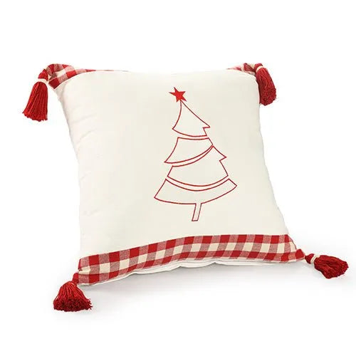 Merry 07948REI Red/Ivory Pillow - Rug & Home