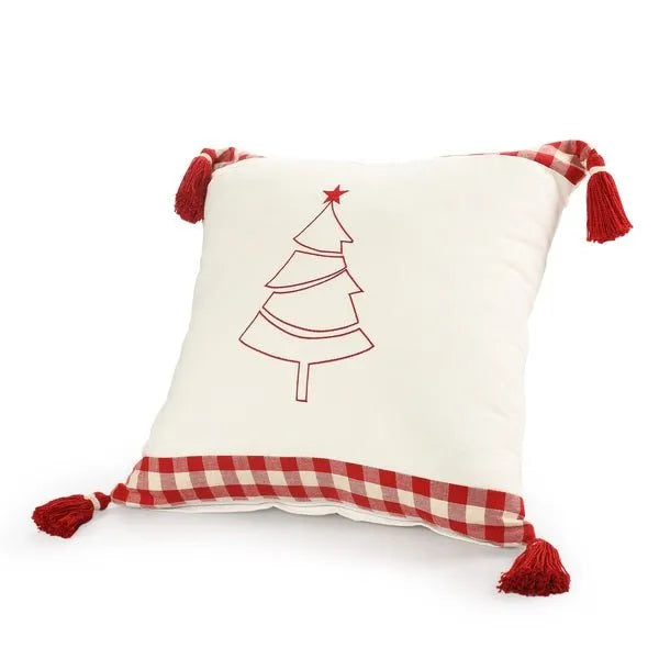 Merry 07948REI Red/Ivory Pillow - Rug & Home