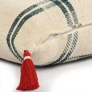 Merry 07950GRI Green/Ivory Pillow - Rug & Home