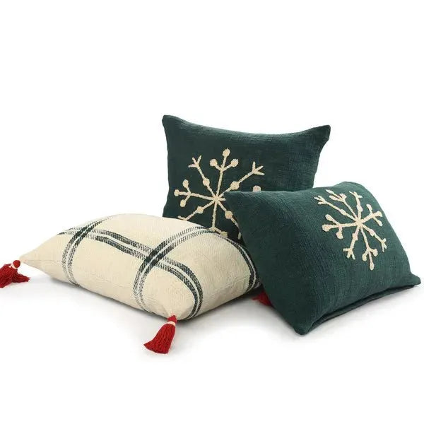 Merry 07950GRI Green/Ivory Pillow