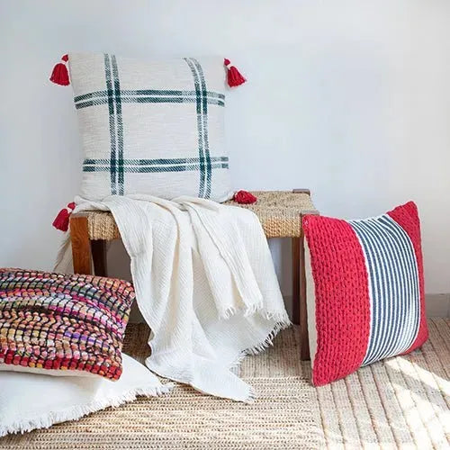 Merry 07950GRI Green/Ivory Pillow