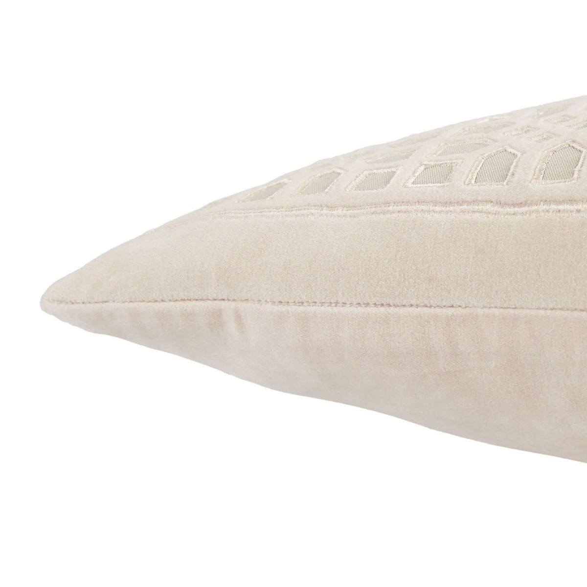 Mezza Mez03 Azilane Beige/Light Gray Pillow - Rug & Home