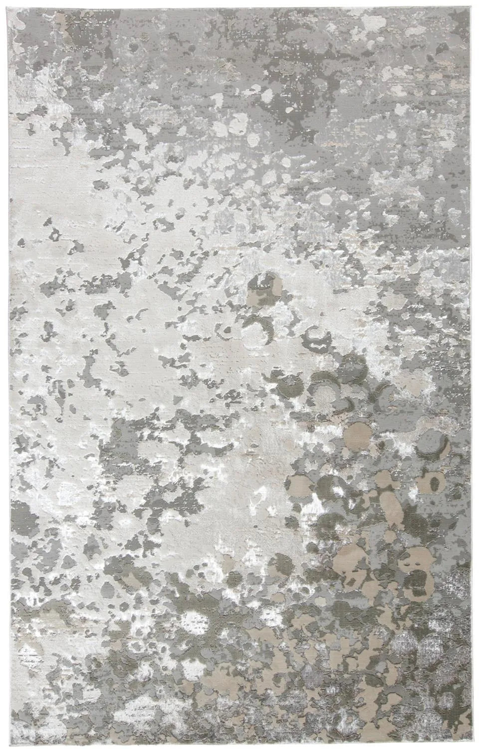 Micah 3336F Silver/Ivory Rug - Rug & Home