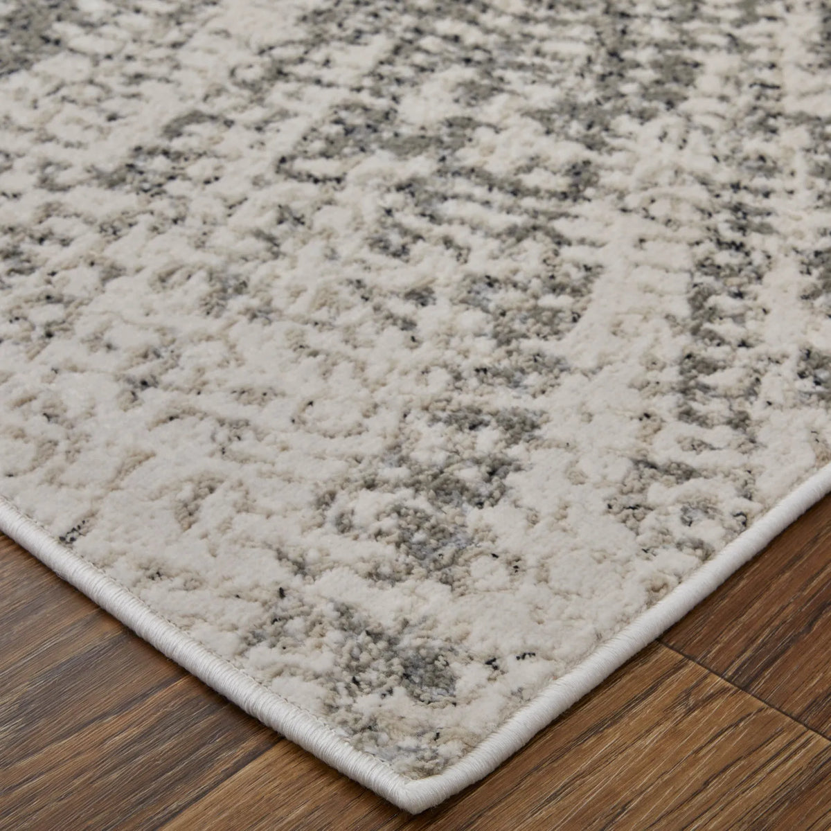 Micah 69439LTF Ivory/Grey Rug - Rug & Home