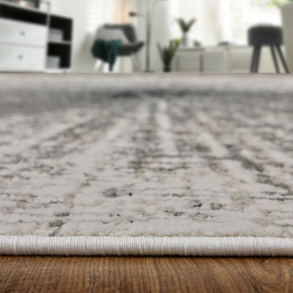 Micah 69439LTF Ivory/Grey Rug - Rug & Home